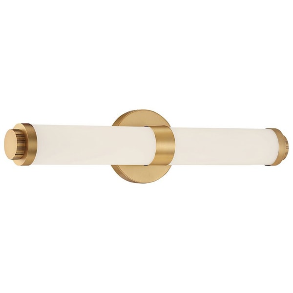 Access Lighting Aqua, LED Vanity, Brushed Gold Finish, Opal Glass 62530LEDD-BG/OPL - main